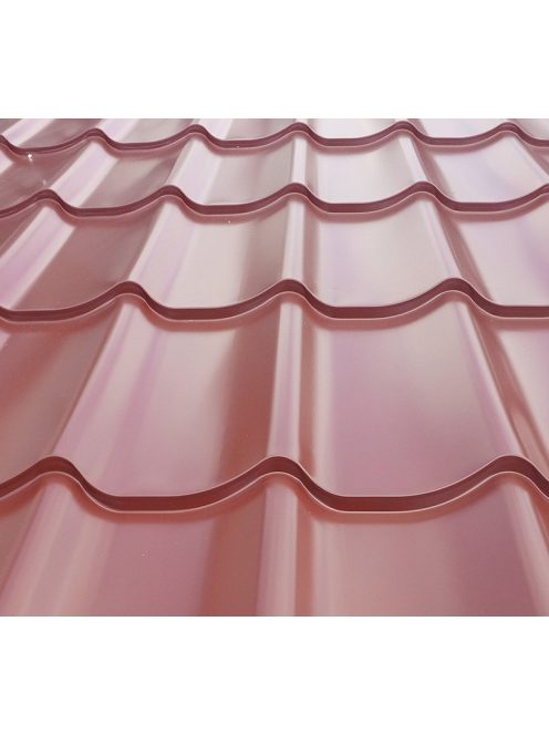 Szinuszos cserepeslemez - Téglavörös Ral 8004 - Filces